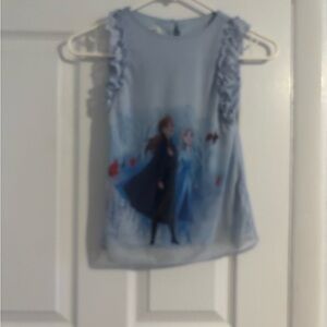 Disney Frozen Kids Tank Top - Light Blue